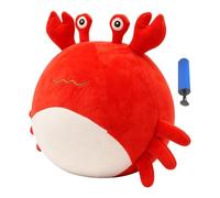Genérico Blow Up Ball - 35 cm Silent Plush Animal Toy, Indoor Gonflatable Play Ball with Air Pump, Soft Lightweight Activity Toy | Birthday Gift for Age 1-5 Years Boys Girls Home Nursery Room