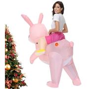 Generico Blow Up Rabbit Suit - Kids Inflatable Bunny Costume | Inflatable Bunny Costume, Blow Up Rabbit Suit For Kids Teens, Party, Cosplay, Stage Performance, Halloween, Easter