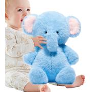 Generico Blue Elephant Plush Toy 30cm Soft Stuffed Animal Doll, Adorable Cuddly Elephant for Kids and Adults, Living Room Bedroom Dorm Home Decor and Cozy Snuggling Companion