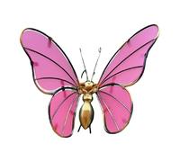 Generico Blumentopf-Halter - Leuchtende Hängbare Miniaturdekoration - Blumentopfumarmung Schmetterling - Für Zuhause Garten Terrasse Balkon Wand Außenbereich Dekoration