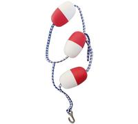 Generico Boa Galleggiante per Piscina - Divisorio di corsia di Sicurezza Rosso e Bianco per Piscine, Lunghezza 4,5 m (15 Piedi), Ideale per la separazione di profondità e Le Gare, Design Resistente e