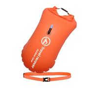 Generico Boa per il nuoto, Boa per il nuoto in acque libere | da allenamento per,Galleggiante da traino per allenamenti di sicuri con cintura regolabile, boa gonfiabile di separazione tra as