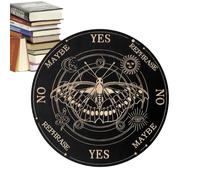 Generico Board e Crystal Dowsing | Bacheche di messaggi di planchette metafisiche in legno con lettere | Decorazioni spirituali Divinazione Boardrds Game per principianti, famiglia