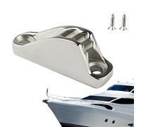 Genérico Boat Rope Cleat - Ship Rope Clamp - Stainless Steel Ship Cleat Clamp, Docking & Anchoring Equipment For Lake, Beach, Camping, Marine, Touring, Fishing, Kayak, Boat, River