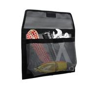 Generico Boat Storage Mesh Bag - Self Adhesive Organizer | Marine Cabin Net Holder with Hook Loop Backing, Space Saving Gear Pocket for Cockpit Console Accessories, Marine Storage Net