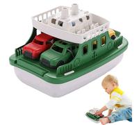 Generico Boat Toy, Educational Transport Ship Toys, 10.04x6.69x6.5 Inches Realistic with 4 Mini Cars, Children’s Transports Boat Model for Indoor Outdoor Play and Motor Skill Development Use