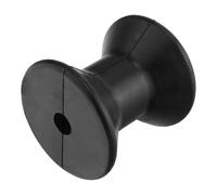 Generico Boat Trailer Roller 3 inch Rubber Shaft Keel Roller Boat Trailer Guide Bow Stop Bow with 1/2 inch Mount Durable Keel Support for Yacht Motorboat Loading Protection