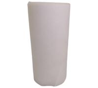 Generico Bobina di Tulle Alta 25 Cm per 100 Metri, Bianco