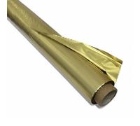 Generico Bobina Rotolo Cartopack POLYSILK Metallizzato Oro 100 cm x 50 mt