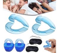Generico Boccaglio antirussamento Honexs, The Quiet Anti-Snoring Mouthpiece Universals Size, Aiuto per ridurre il russamento, Soluzione per il russamento, per comfort e respirazione facile