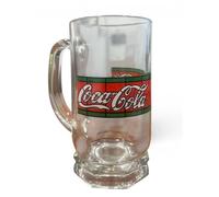 Generico Boccale Stile Cola Originale in Vetro | Design Iconico Vintage | Ideale per Bibite, Collezione e Regalo