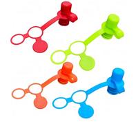 Generico Bocchettone per Borraccia Bambini, Adattatore Per Bicchieri Bambini, 4 Pezzi Bocchettone in Silicone per Borracce adatto a Bambini e in Movimento