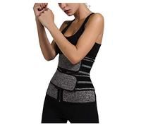 Generico Body Contenitivo Guaina Modellante Donna Snellente Gilet Da Yoga Con Cintura Sottile In Vita Snellente Da Donna Sexy Modellante Body Schiena Scoperta Contenitivo Grey L