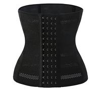 Generico Body Donna Maniche Corte Guaina Post Parto Cintura Restringente per L Addome per Le Donne Protezione della Vita Sportiva Cintura Modellare L Addome Pancera Donna Contenitiva Black