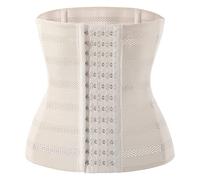Generico Body Donna Maniche Corte Guaina Post Parto Cintura Restringente per L Addome per Le Donne Protezione della Vita Sportiva Cintura Modellare L Addome Pancera Donna Contenitiva White M