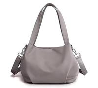 Generico Body Light And Versatile Casual Bag, Large Capacity Waterproof Nylon Crossbody With Multi-Pockets(dark gray)
