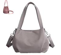 Generico Body Light and Versatile Casual Bag, Nylon Waterproof Shoulder Crossbody Bag, Multiple Pockets, Large Capacity, Daily Casual (Gray)