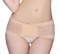 Generico Body Schiena Scoperta Bustino Donna Donna Casual Solid Sport Vita Fascia Inguinale Elastico Contrazione Cintura Pelvica Cintura Pancera Diastasi Addominale Khaki Xl