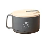 Generico Boîte à Lunch en Métal - Bol de Nouilles | en Acier Inoxydable Filtrable | Cuiseur Instantané Anti-Poussière - à Céréales Portable, pour Repas Chaud ou Froid, Cuisine Pratique