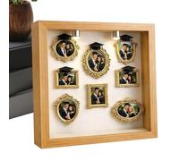 Genérico Boîte Photo Musée - Vitrine pour Silhouettes | Ensemble Petits Cadres Photo Musée Or à Faire SOI-Même | Pour Remise Diplômes Noël Anniversaire Petite AMIE Cadeau