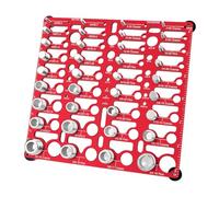 Generico Bolts Size Finder Tool,Wall-Mountable Sizing Tool | Nut And Bolts Thread Checker,for Father Boyfriend Grandfather Uncle Men Expert Garage Home