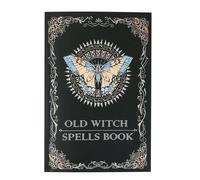 Generico Book With Spells - Vintage Journal Notebook | Book Of Antikes | Notebook Di Magia | Accessori Per Le Streghe, Arredamento Di Halloween, Brochure Requio Del Diario Vintage Per Uomini, Donne