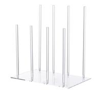 Generico Boot Organizer, Acrylic Shoe Rack, Entryway Storage Stand, Space-Saving Design, Sneaker and High Boot Support, Clear Compact Ideal for Bedroom, Hallway, Corridor, Dorm Room