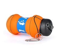 Genérico Borraccia Silicone Design Basket - Bambine, Bambini e Adulti - Pieghevole - Senza BPA - Molto Resistente - 550 ml (Basket)