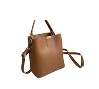 Generico Borsa a mano da donna in pelle Borsa a mano casual Borsa a tracolla da donna Borsa a tracolla da donna Bolsa nera(Light brown)