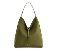 Generico Borsa a secchiello for ascella a tracolla da donna in pelle di grande capacità, compatibile for il lavoro, borsa for l'acqua nicchia(D)