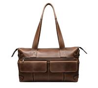 Generico Borsa a Spalla da Donna NeroGiardini in Vera Pelle Delavato, con Tracolla Removibile, Marrone Beige, con Tasche e Zip, Modello 7324