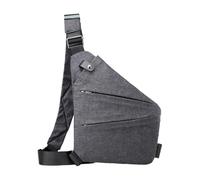 Generico Borsa a tracolla antisfurto di stoccaggio portatile aderente unisex Resistente alle strappi e all attrito Robusta Cinghia regolabile traspirante