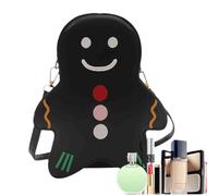 Generico Borsa a tracolla con di pan di di Natale - Borsaa a tracolla per bambola simpatico cartone animato, borsaa laterale piccola alla 2024 per donne | Elegante accessorio festivo per i