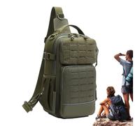 Generico Borsa A Tracolla Da,Con Portabottiglia E Scomparto Per L'Attrezzatura,Borsa per Attrezzatura da a Tracolla - Per Viaggio Uomini Campeggio Escursionismo Outdoor Palestra Sport e Avventura