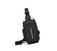 Generico Borsa a tracolla ergonomica da uomo con cerniera invisibile Scomparti organizzativi Accessorio per lo stile della città Piccola Cerniera invisibile antifurto Eleganti borse a tracolla