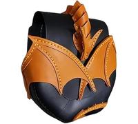 Generico Borsa a tracolla in pelle naturale, borse a tracolla con accenti sulla colonna vertebrale fatti a mano per donna Borsa grande,Yellow