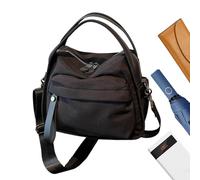 Generico Borsa a Tracolla Multi-Tasche - Borsa Leggera e Casual | Mini Messenger Impermeabile in Nylon per Donne, Tracolla Regolabile, Viaggio, Escursionismo, Campeggio, Uso Quotidiano
