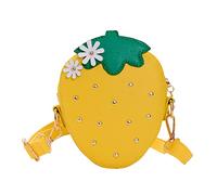 Generico Borsa a tracolla per bambini borsa a tracolla per ragazzi e ragazze (Yellow One Size)