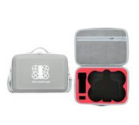 Generico Borsa a tracolla per DJI Avata 360, custodia rigida da viaggio per Avata 360 drone e il caricabatterie (gray with a pattern)