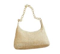 Generico Borsa A Tracolla Realizzata In Paglia - 80 G Piccola Borsetta Da Viaggio | Borsa A Tracolla Intrecciata Da Donna | Per La Spiaggia, Le Vacanze, Il Viaggio, Festa, Lavoro, Lo Shopping
