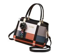 Genérico borsa a tracolla totalizzatore borse - Hobo tipo clutch con cerniera Borse | Retro borsa totalizzatore frizione, borse donna H, Nero , Consulte la descripción