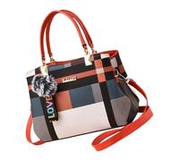 Genérico borsa a tracolla totalizzatore borse - Hobo tipo clutch con cerniera Borse | Retro borsa totalizzatore frizione, borse donna H, marrone, Consulte la descripción