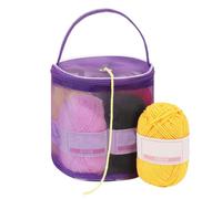 Generico Borsa all'Uncinetto | Borsa per Progetti - Organizzatore per Matasse E Gomitoli - per Filati Ferri Uncinetto Forniture E per Donne Che Lavorano A Maglia E Uncinetto