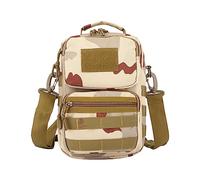 Generico borsa,Attività all'aperto Borsa a tracolla a spalla singola Borsa piccola per alpinismo all'aperto Borsa portatile per libero Cioccolatini Fondenti Zaini (Beige, One Size)