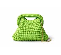 Generico Borsa Clic Clac Donna Fatta a Mano, Mini Bag Elegante con Catena Dorata, Apertura Invisibile, Artigianale Italiana, 12 Colori Disponibili