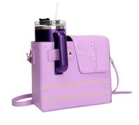 Genérico Borsa con portabottiglie | Impermeabile - Borsa con supporto per bicchiere | da donna, attività all'aperto, palestra, escursionismo, viaggi, campeggio, porpora, Consulte la descripción