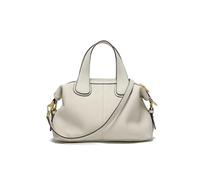 Generico Borsa da donna in pelle, borsa a tracolla retrò, grande capacità, adatta for donne di mezza età(WHITE)