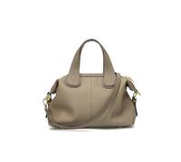 Generico Borsa da donna in pelle, borsa a tracolla retrò, grande capacità, adatta for donne di mezza età(GRAY)