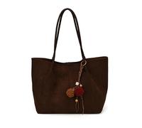 Generico Borsa Da Donna Pelle Scamosciata, Borsa Tote Hobo, Una Borsa A Spalla Morbida E Dallo Stile Vintage, Adatta Per Il Lavoro, I Viaggi, La Vita Universitaria E L'uso Quotidiano