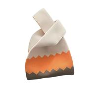 Generico Borsa Da Polso Con Nodo Borse fatte a mano in maglia Borsa da polso versatile donna piccola casual for la spesa riutilizzabile di grande capacità for ragazze(Color-8)